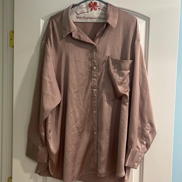 Abercrombie Satin Shirt - Picture 1 of 3